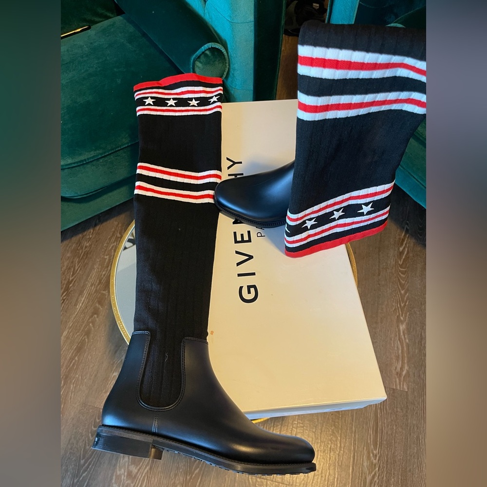Givenchy Over the Knee Rain Boots. Size 38